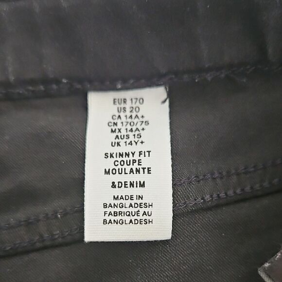 Black Skinny Fit Coupe Moulante & Denim - Picture 6 of 16